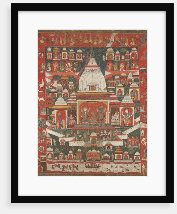 Worship of Lord Jagannatha in his temple at Puri, First half 18th century by Unknown