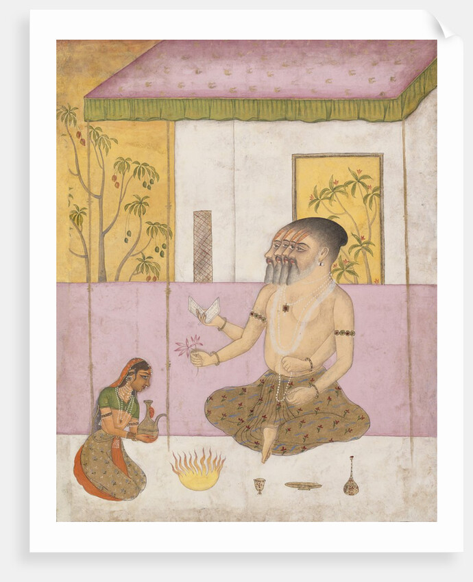 Khambhavati Ragini: Folio from a ragamala series , ca. 1675 by Unknown