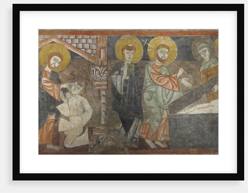 The Healing of the Blind Man and the Raising of Lazarus, first half 12th century by Unknown
