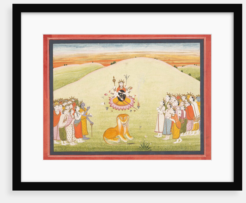 The Creation of Durga: Page from a Dispersed Markandeya Purana…, ca. 1810-20 by Unknown