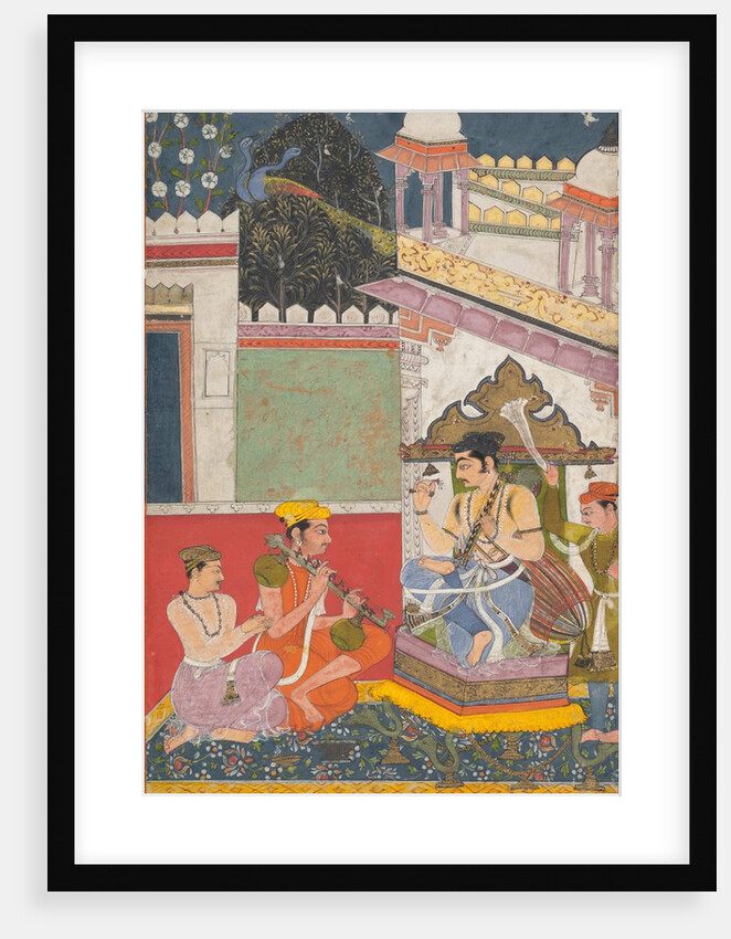 Shri Raga: Folio from a ragamala series , mid-17th century by Unknown