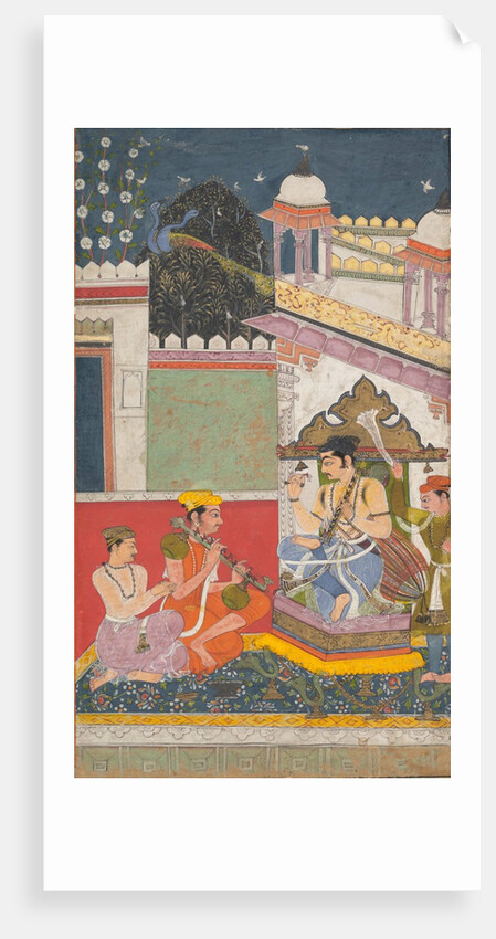 Shri Raga: Folio from a ragamala series , mid-17th century by Unknown