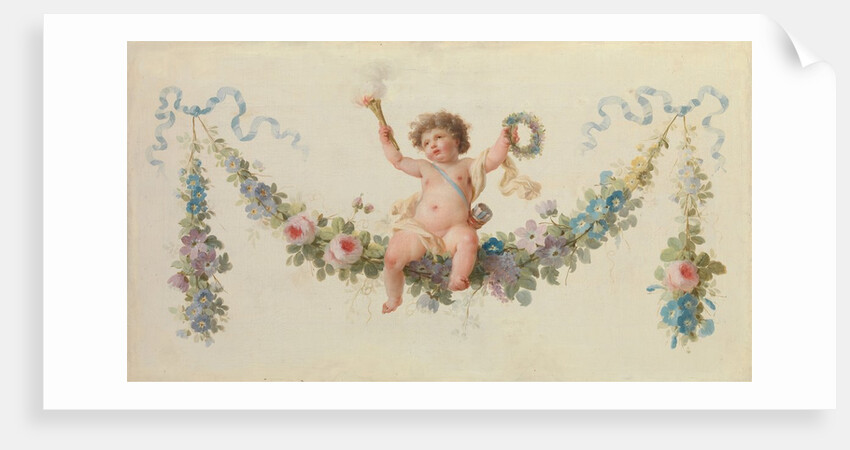 Cupid Seated on a Garland, 1770-90 by Unknown