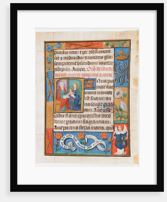 Manuscript Leaf from a Book of Hours, ca. 1500 by Unknown