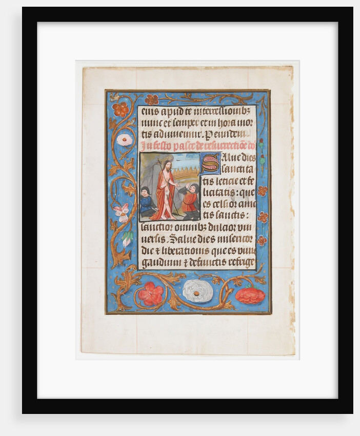 Manuscript Leaf with the Resurrection, from a Book of Hours, ca. 1500 by Unknown