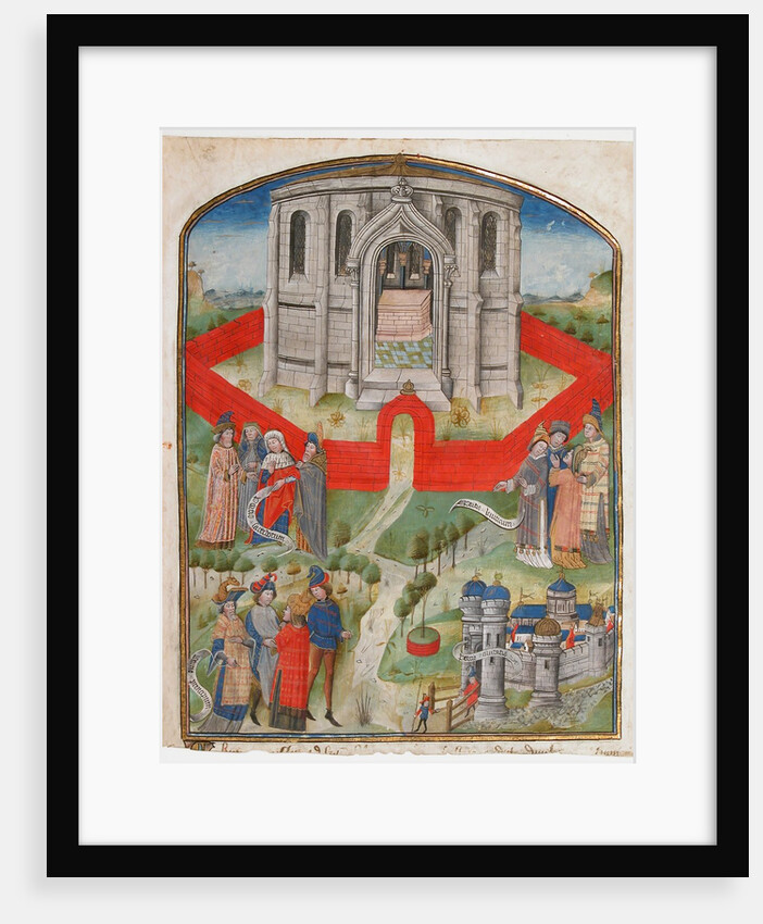 The Temple in Jerusalem, from the 'Postilla Litteralis…, 1450-75 by Unknown