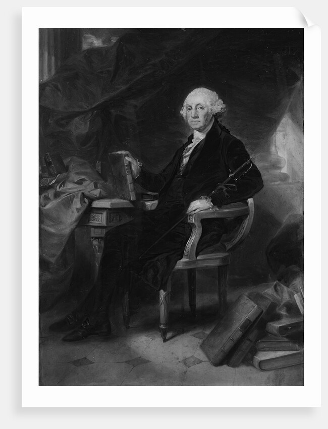George Washington: Design for an Engraving, ca. 1860 by Alonzo Chappel