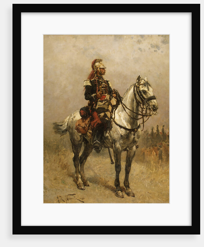 A Cavalryman, 1884 by Alphonse de Neuville