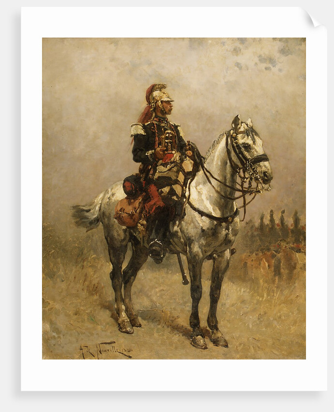 A Cavalryman, 1884 by Alphonse de Neuville
