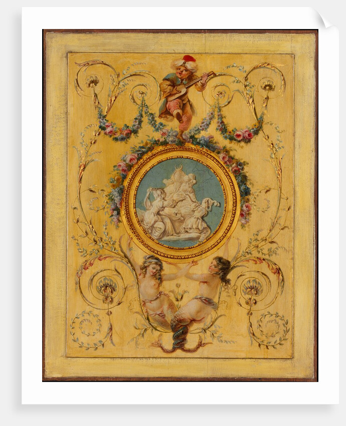 Door panel from the 'Cabinet Turc' of Comte d'Artois at Versailles, 1781 by Jean-Simeon Rousseau de la Rottiere