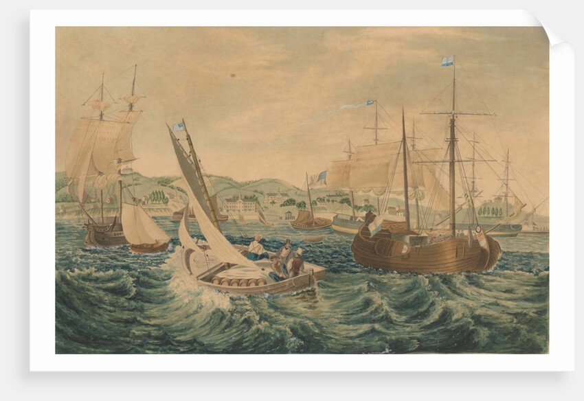 Quarantine, Staten Island, 1833 by William James Bennett