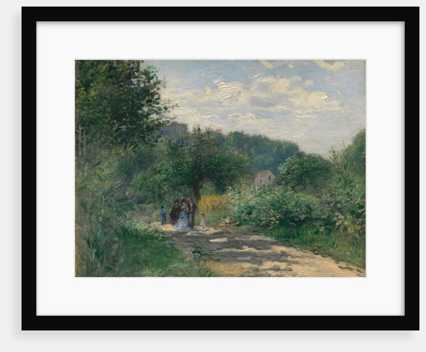 A Road in Louveciennes, ca. 1870 by Pierre-Auguste Renoir