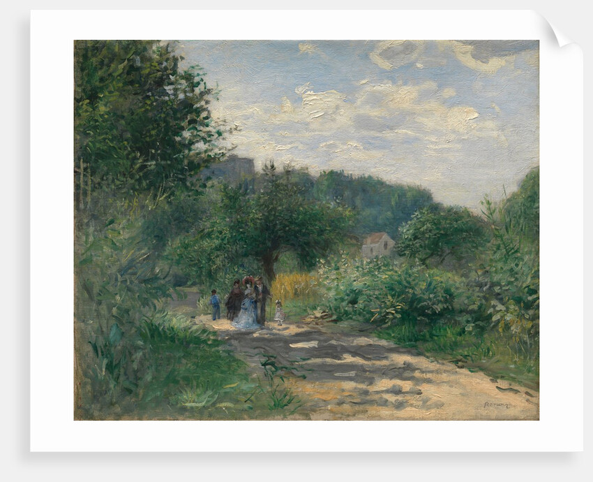 A Road in Louveciennes, ca. 1870 by Pierre-Auguste Renoir
