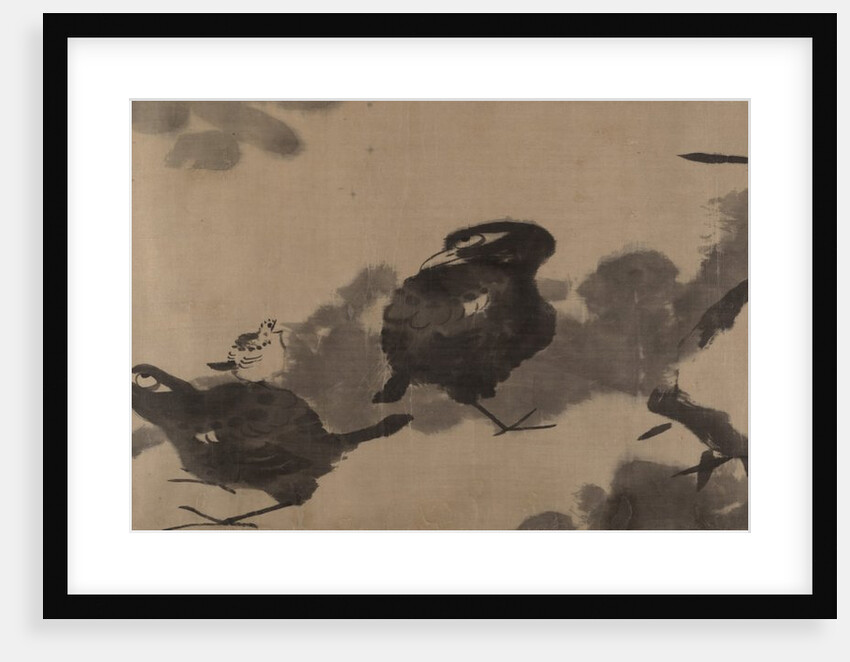 Birds in a lotus pond, ca. 1690 by Bada Shanren