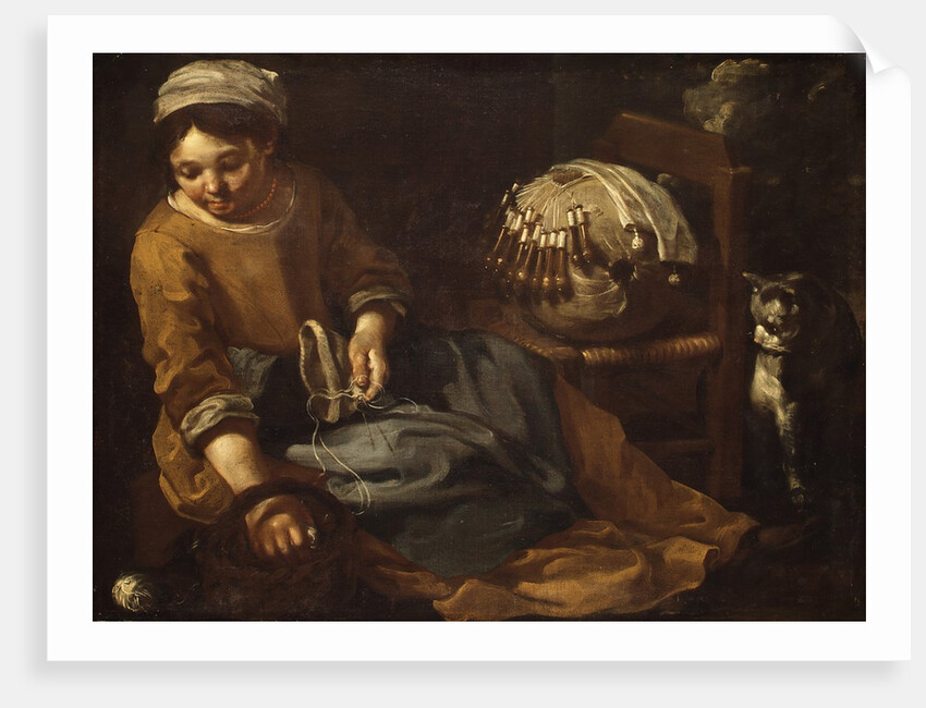 The Lacemaker, ca. 1665 by Bernhard Keil