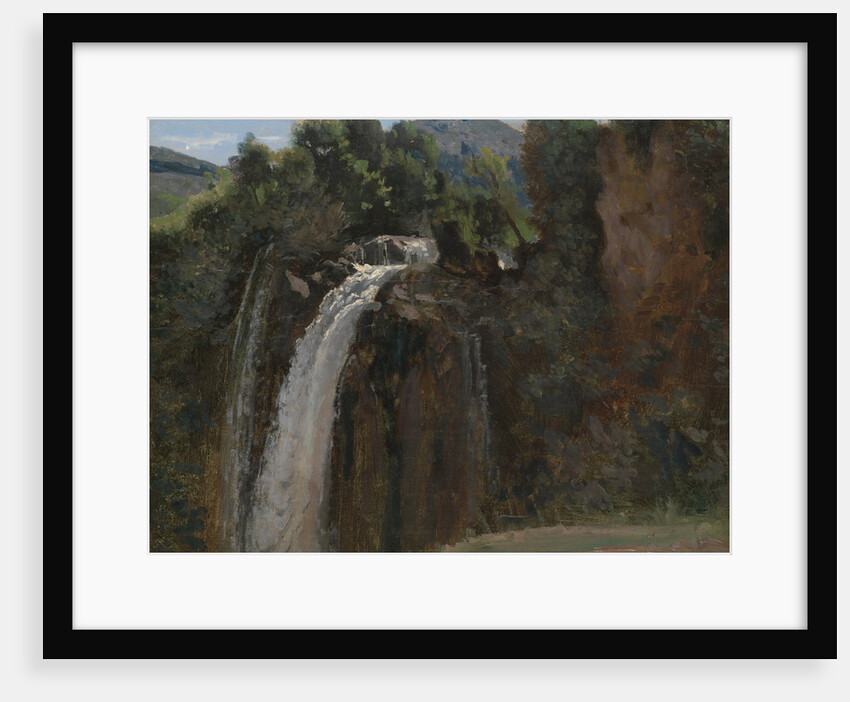 Waterfall at Terni, 1826 by Jean-Baptiste-Camille Corot