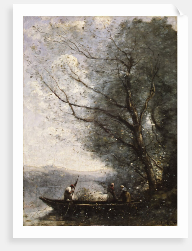 The Ferryman, ca. 1865 by Jean-Baptiste-Camille Corot