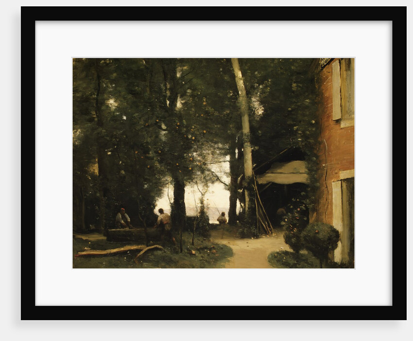 The Banks of the Seine at Conflans, ca. 1865-70 by Jean-Baptiste-Camille Corot