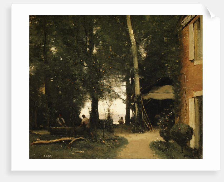 The Banks of the Seine at Conflans, ca. 1865-70 by Jean-Baptiste-Camille Corot