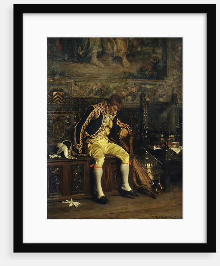 A Footman Sleeping, 1871 by Charles Bargue