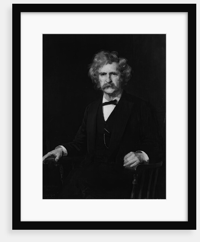 Mark Twain, 1890 by Charles Noel Flagg