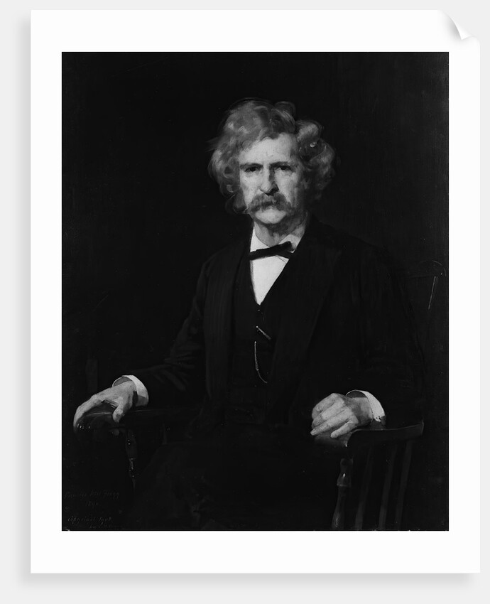 Mark Twain, 1890 by Charles Noel Flagg