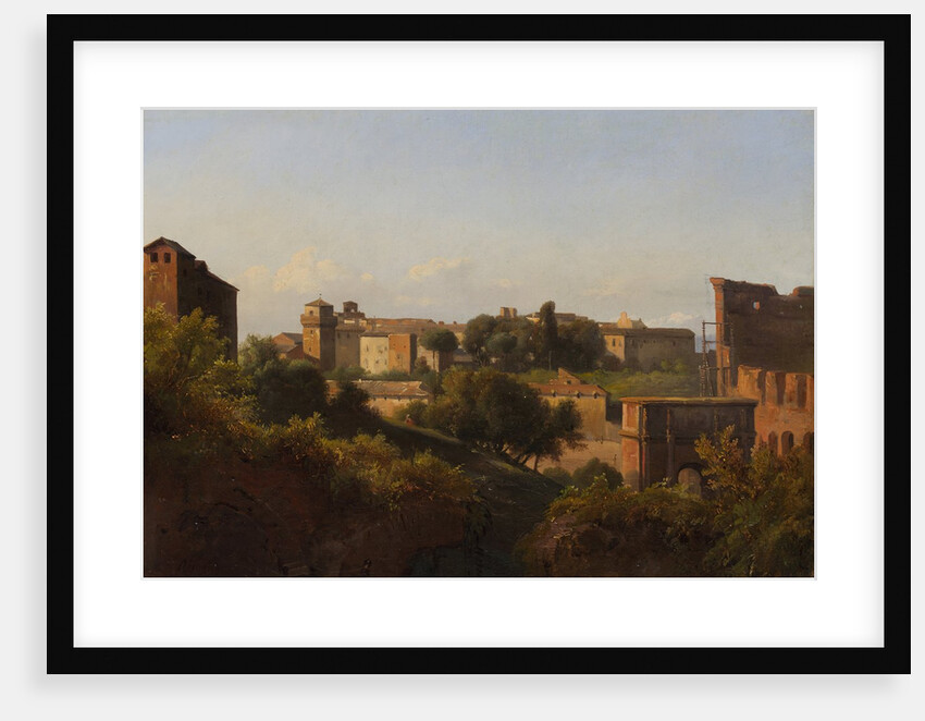 View of the Colosseum and the Arch of Constantine from the Palatine, ca. 1822-24 by Charles Rémond