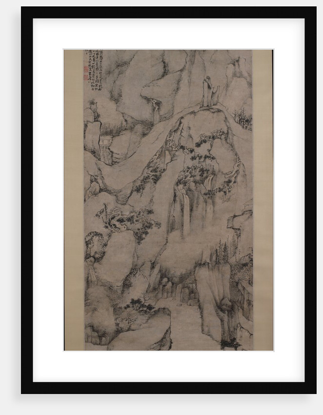 The Strange Pines of Mount Tiantai, 1687 by Dai Benxiao