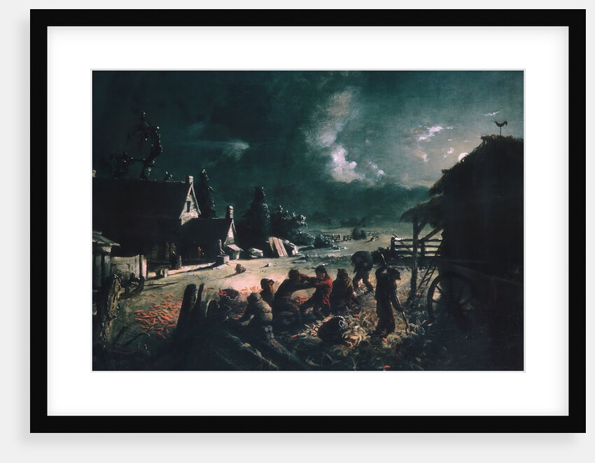 Corn Husking, ca. 1863-64 by David Gilmour Blythe