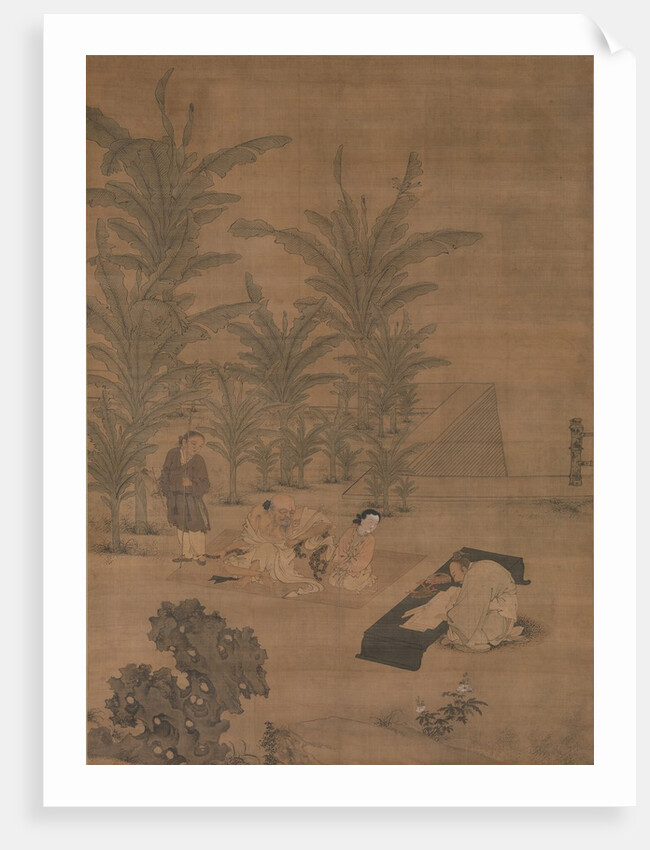 The Scholar Fu Sheng Transmitting the Book of Documents, 15th-mid-16th century by Du Jin