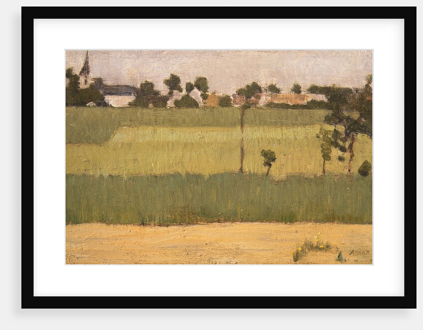 The Outskirts of a Village, ca. 1880 by Edmond Francois Aman-Jean