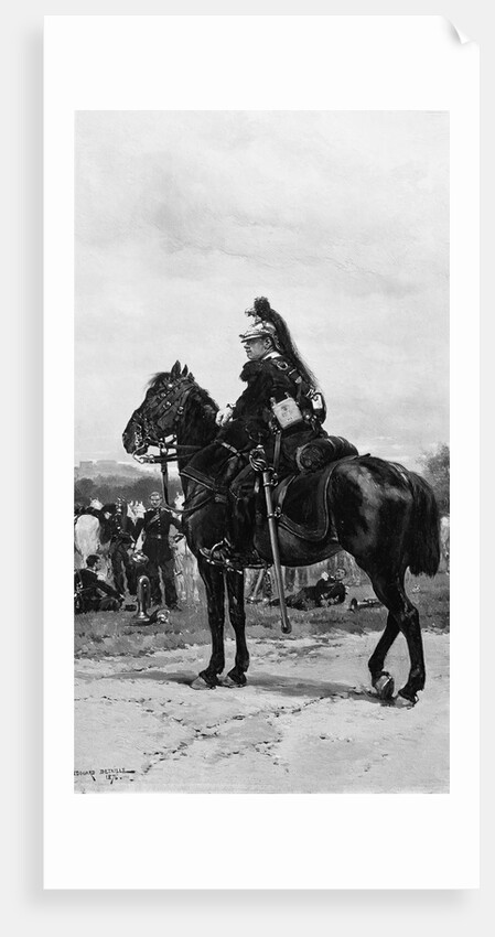 A Dragoon on Horseback, 1876 by Jean Baptiste Edouard Detaille