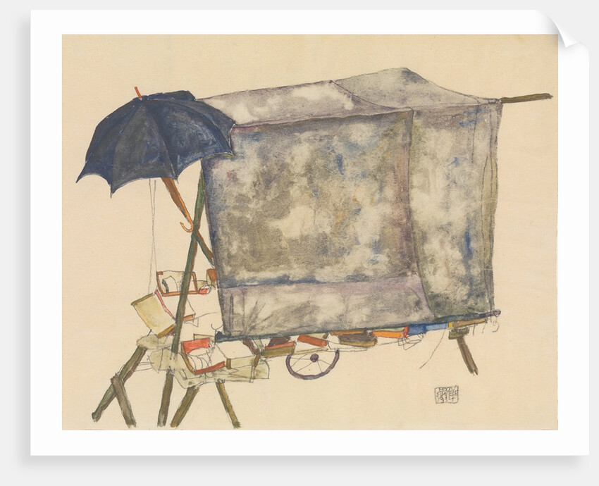 Street Cart, 1914 by Egon Schiele