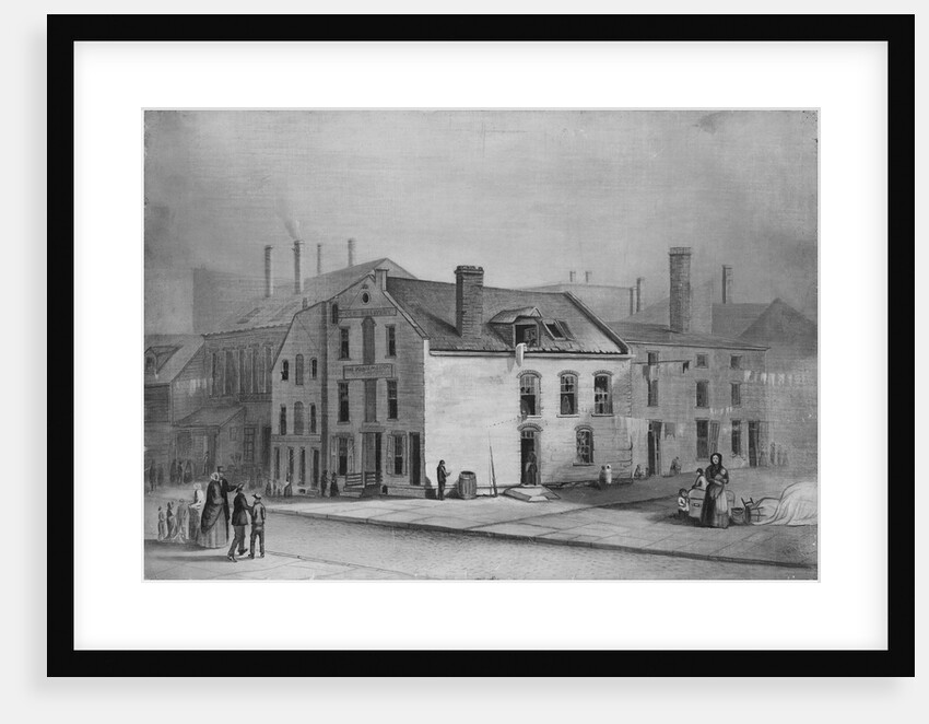 Old Brewery, Five Points Mission, New York, 1870 by F. A. Mead