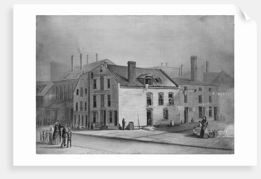 Old Brewery, Five Points Mission, New York, 1870 by F. A. Mead