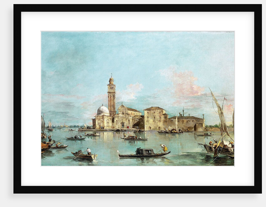 The Island of San Michele, Venice, 1770s by Francesco Guardi