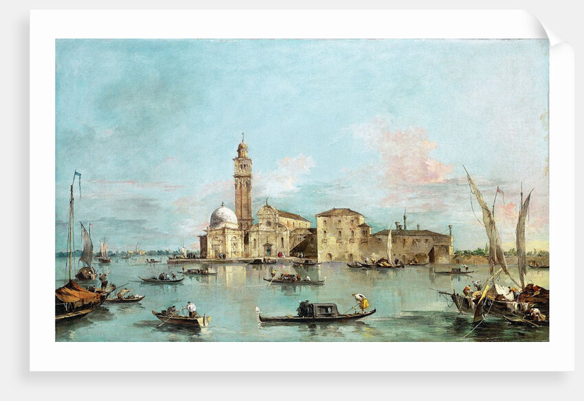 The Island of San Michele, Venice, 1770s by Francesco Guardi