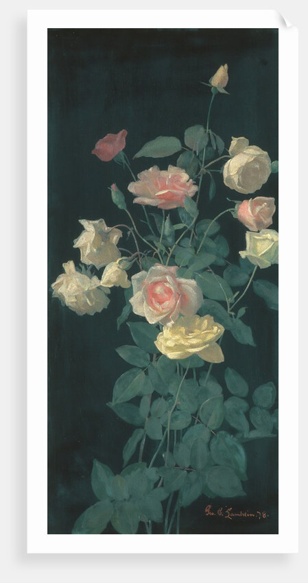 Roses, 1878 by George Cochran Lambdin