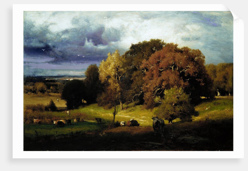 Autumn Oaks, ca. 1878 by George Inness