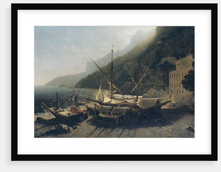 View at Amalfi, Bay of Salerno, 1857 by George Loring Brown