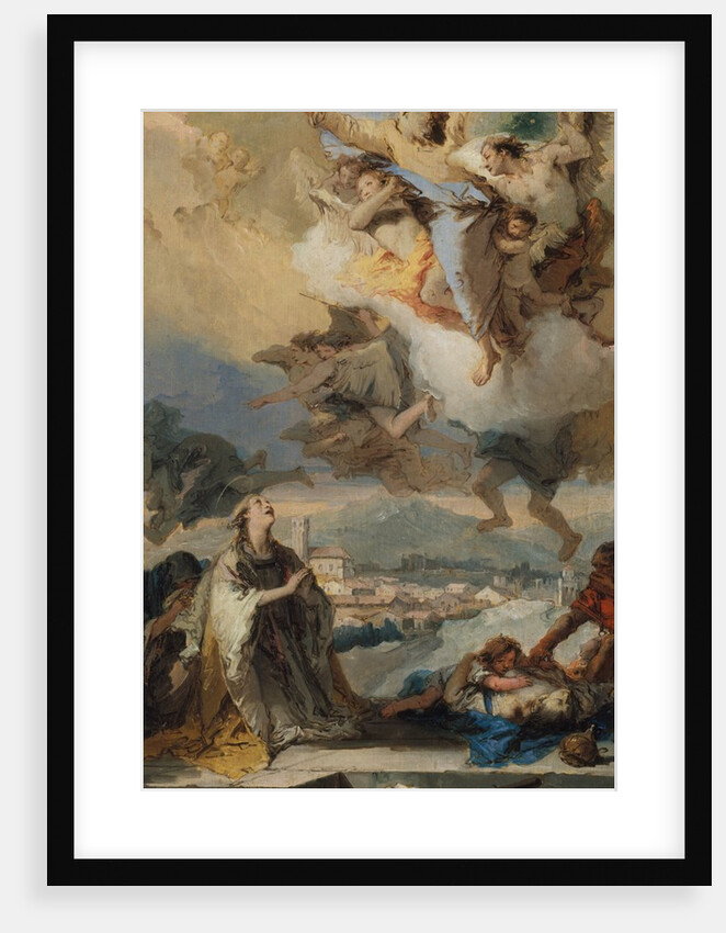 Saint Thecla Praying for the Plague-Stricken, 1758-59 by Giovanni Battista Tiepolo