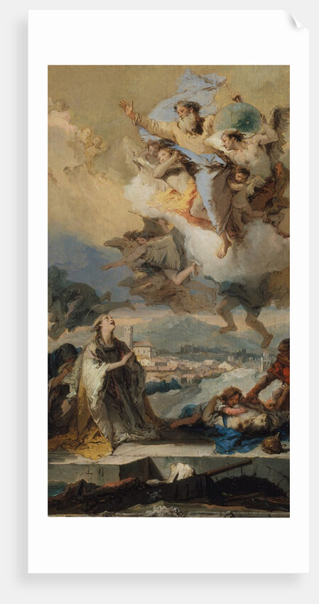 Saint Thecla Praying for the Plague-Stricken, 1758-59 by Giovanni Battista Tiepolo