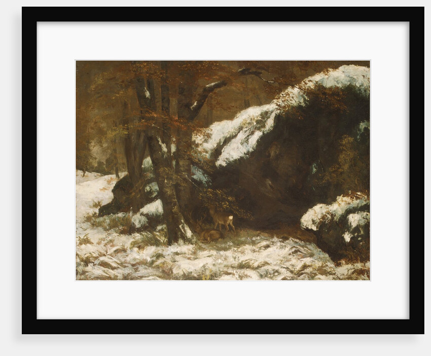 The Deer, ca. 1865 by Gustave Courbet