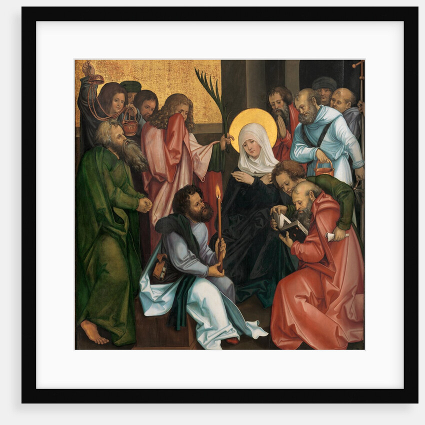 The Dormition of the Virgin; Christ Carrying the Cross, ca. 1510 by Hans Schäufelein the Elder