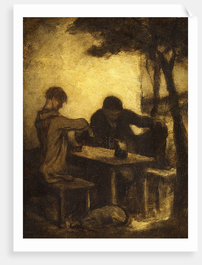 The Drinkers, by 1861 by Honore Daumier
