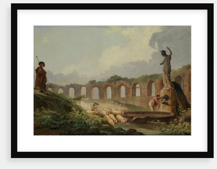 Aqueduct in Ruins by Hubert Robert