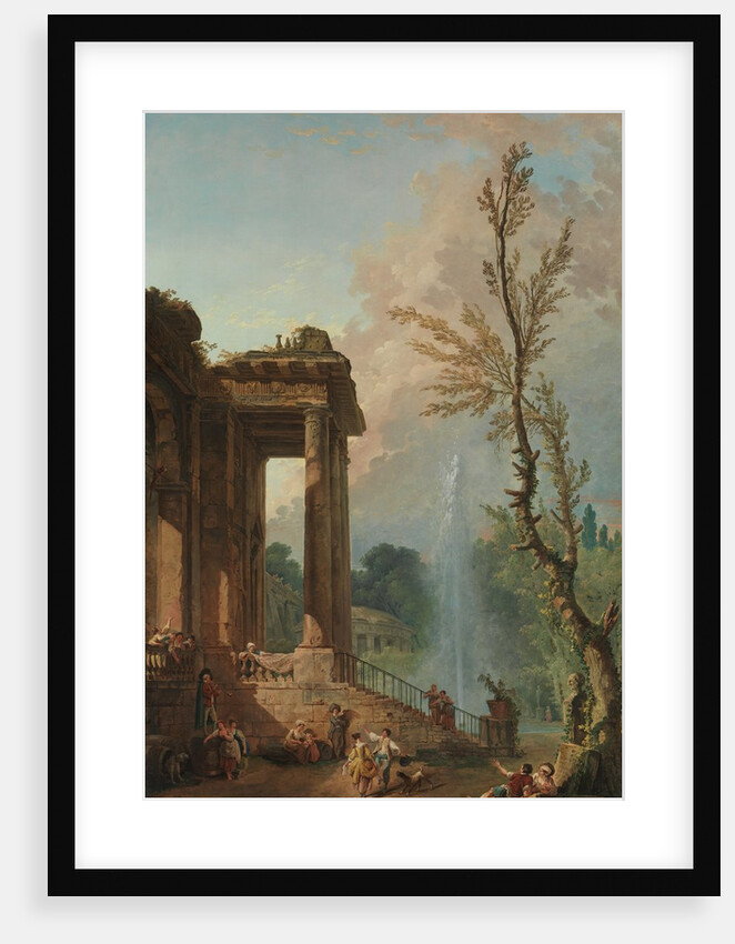 The Portico of a Country Mansion, 1773 by Hubert Robert