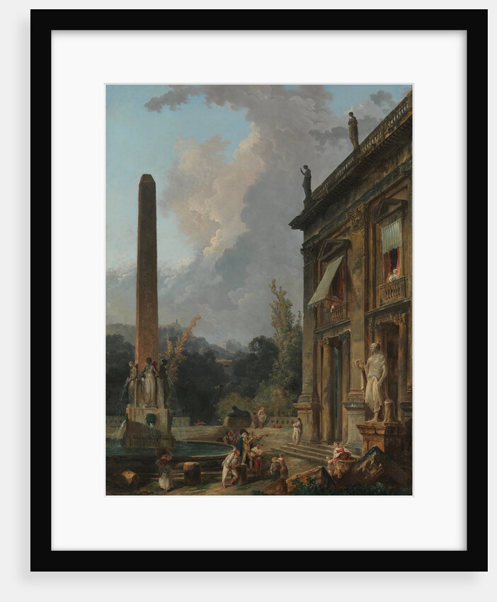 Wandering Minstrels by Hubert Robert