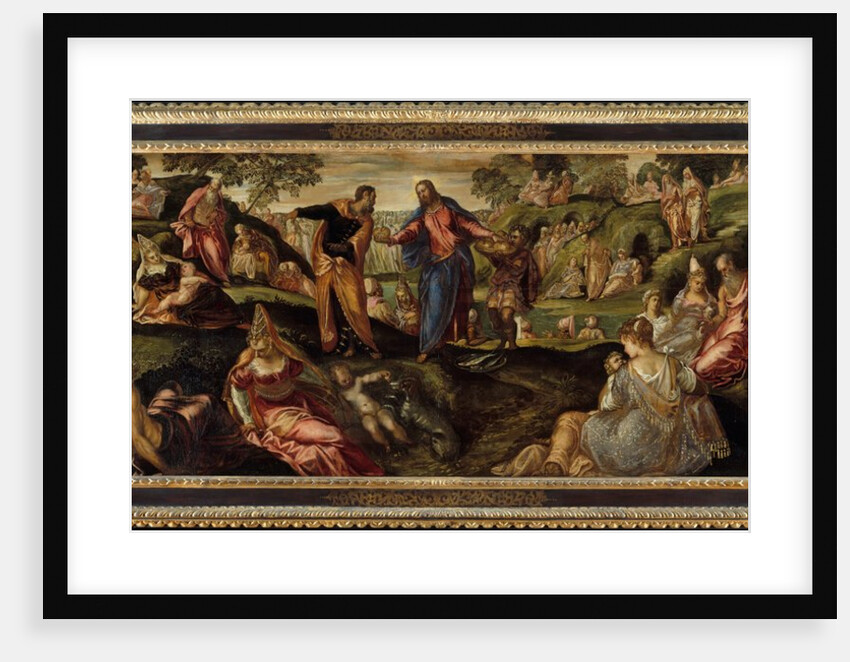 The Miracle of the Loaves and Fishes, ca. 1545-50 by Jacopo Tintoretto
