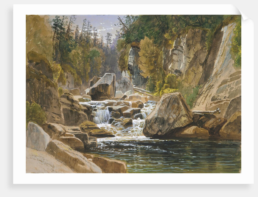 On the Ausable, 1869 by James David Smillie